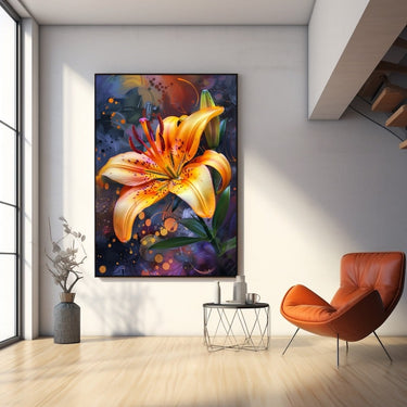 Single Flower Abstract Painting